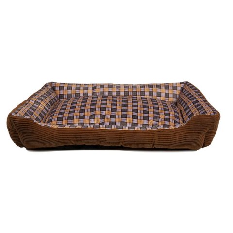 Miękkie legowisko kanapa dla psa 90 x 70 x 20 cm roz. XL (brązowy) Miękkie legowisko kanapa dla psa 90 x 70 x 20 cm roz. XL (brązowy)