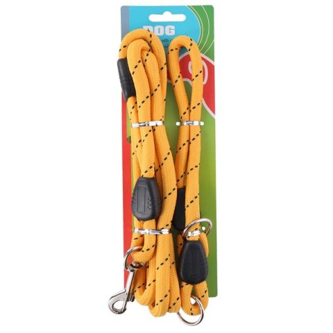 Smycz 150 cm + obroża 45 cm (żółty) Smycz 150 cm + obroża 45 cm (żółty)