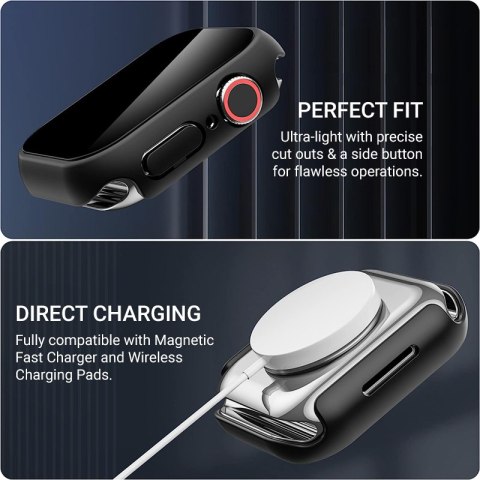 Crong Hybrid Watch Case - Etui ze szkłem Apple Watch 41mm (Clear) Crong Hybrid Watch Case - Etui ze szkłem Apple Watch 41mm (Clear)