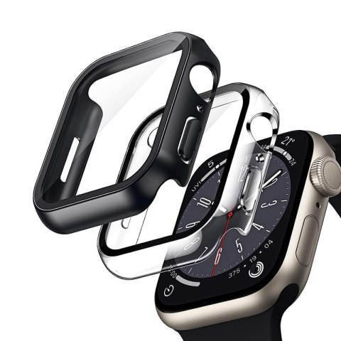 Crong Hybrid Watch Case - Etui ze szkłem Apple Watch 41mm (Clear) Crong Hybrid Watch Case - Etui ze szkłem Apple Watch 41mm (Clear)