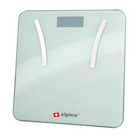 Alpina - Inteligentna waga łazienkowa z aplikacją do monitorowania 180 kg Alpina - Inteligentna waga łazienkowa z aplikacją do monitorowania 180 kg