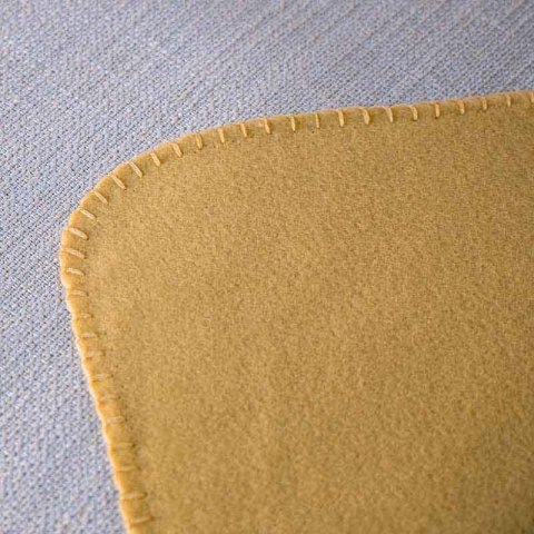 Koc polarowy 170x130 cm (żółty) Koc polarowy 170x130 cm (żółty)