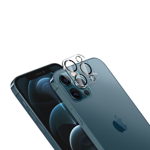 Crong Lens Shield - Szkło na aparat i obiektyw iPhone 12 Pro Crong Lens Shield - Szkło na aparat i obiektyw iPhone 12 Pro