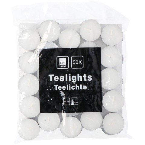 Arti Casa - Świeczki Tealight podgrzewacze bezzapachowe 50 szt. Arti Casa - Świeczki Tealight podgrzewacze bezzapachowe 50 szt.