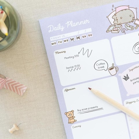 Pusheen - Planner dzienny z kolekcji Moments 54 strony A5