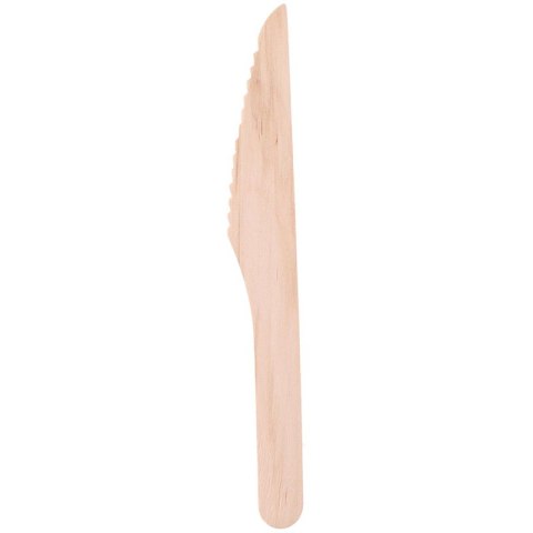 Alpina - Noże drewniane jednorazowe 16 cm 50 szt. Alpina - Noże drewniane jednorazowe 16 cm 50 szt.