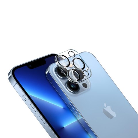 Crong Lens Shield - Szkło na aparat i obiektyw iPhone 13 Pro / iPhone 13 Pro Max Crong Lens Shield - Szkło na aparat i obiektyw iPhone 13 Pro / iPhone 13 Pro Max