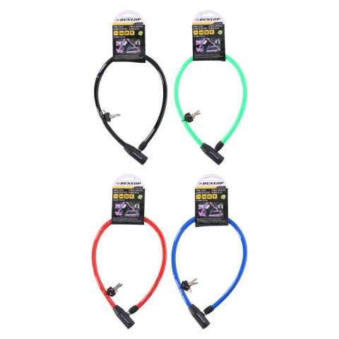 Dunlop - Linka , zapięcie antykradzieżowe do roweru (zielony) Dunlop - Linka , zapięcie antykradzieżowe do roweru (zielony)