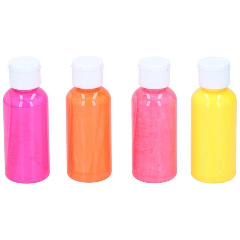 Artico - Zestaw farb neonowych akrylowych w tubkach 80 ml 4 kolory (Zestaw 2) Artico - Zestaw farb neonowych akrylowych w tubkach 80 ml 4 kolory (Zestaw 2)