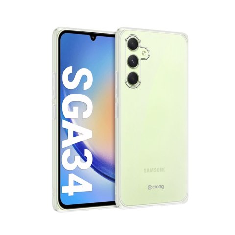 Crong Crystal Slim Cover - Etui Samsung Galaxy A34 5G (przezroczysty) Crong Crystal Slim Cover - Etui Samsung Galaxy A34 5G (przezroczysty)