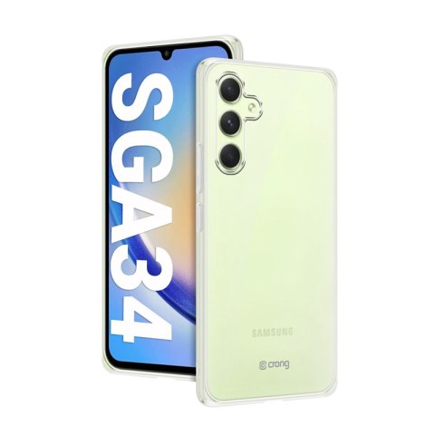 Crong Crystal Slim Cover - Etui Samsung Galaxy A34 5G (przezroczysty) Crong Crystal Slim Cover - Etui Samsung Galaxy A34 5G (przezroczysty)
