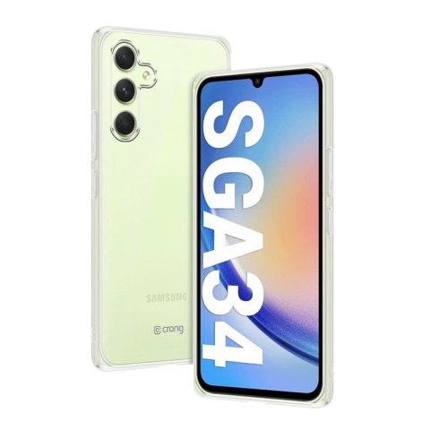 Crong Crystal Slim Cover - Etui Samsung Galaxy A34 5G (przezroczysty) Crong Crystal Slim Cover - Etui Samsung Galaxy A34 5G (przezroczysty)