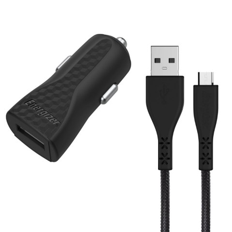Energizer HardCase - Ładowarka samochodowa USB-A 1A + Kabel Micro USB (Czarny) Energizer HardCase - Ładowarka samochodowa USB-A 1A + Kabel Micro USB (Czarny)