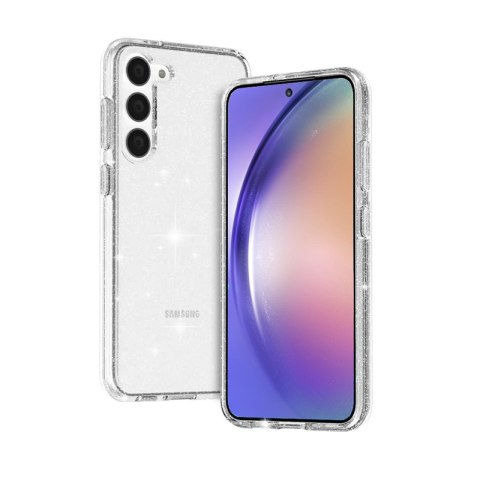 Crong Glitter Case - Etui Samsung Galaxy A54 5G (przezroczysty) Crong Glitter Case - Etui Samsung Galaxy A54 5G (przezroczysty)