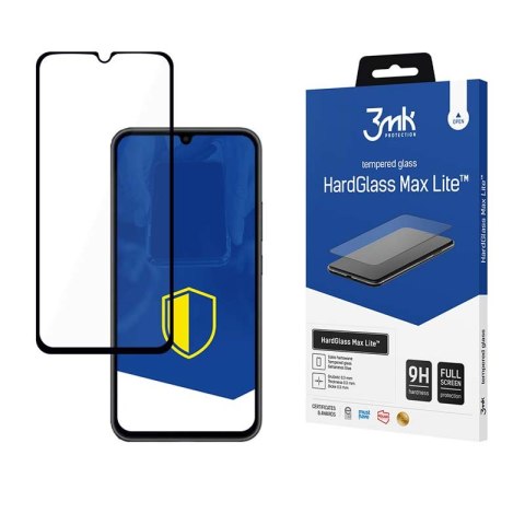 3mk HardGlass Max Lite - Szkło hartowane do Samsung Galaxy A34 5G (Czarny) 3mk HardGlass Max Lite - Szkło hartowane do Samsung Galaxy A34 5G (Czarny)