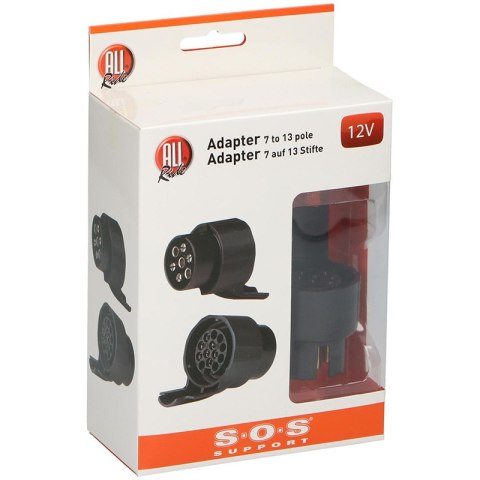 All Ride - Adapter / przejściówka gniazda haka holowniczego 7/13 pin 12V All Ride - Adapter / przejściówka gniazda haka holowniczego 7/13 pin 12V