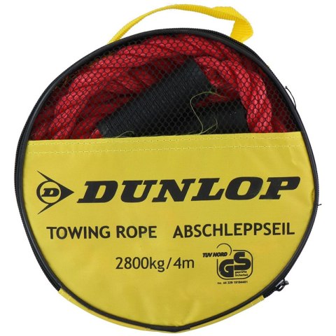 Dunlop - Lina holownicza z hakami 4m / 2800kg Dunlop - Lina holownicza z hakami 4m / 2800kg
