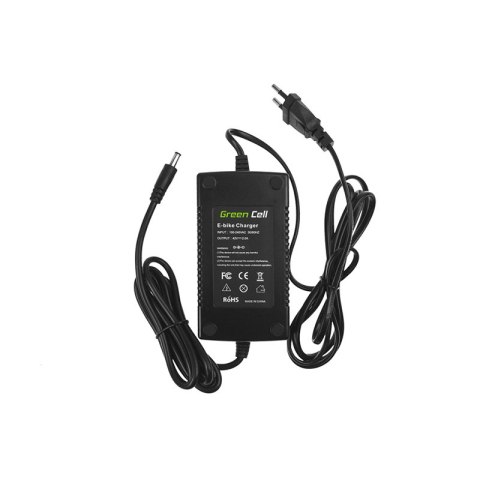 Green Cell - Ładowarka 42V 2A (5.5x2.1mm) do baterii roweru elektrycznego 36V Green Cell - Ładowarka 42V 2A (5.5x2.1mm) do baterii roweru elektrycznego 36V