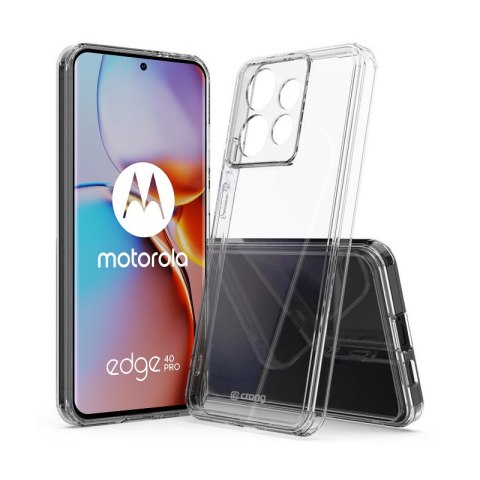 Crong Crystal Shield Cover - Etui Motorola Edge 40 Pro (przezroczysty) Crong Crystal Shield Cover - Etui Motorola Edge 40 Pro (przezroczysty)